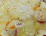 旨❤トマトと半熟目玉焼きのマヨチーズ焼き作り方4写真