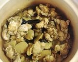 鶏肩肉と海老芋のほっこり塩麹煮作り方5写真