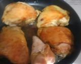白ワインとオリーブで鶏もも肉煮込み作り方3写真