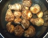 ねっとり里芋の梅マヨ和風サラダ作り方1写真