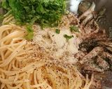 舞茸と大葉パスタ…X'mas❤️作り方2写真