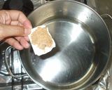風邪に大麦雑炊♪簡単鶏肉と筍と卵と生姜作り方5写真
