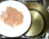 風邪に大麦雑炊♪簡単鶏肉と筍と卵と生姜作り方6写真