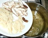 風邪に大麦雑炊♪簡単鶏肉と筍と卵と生姜作り方7写真