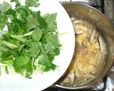 風邪に大麦雑炊♪簡単鶏肉と筍と卵と生姜作り方12写真