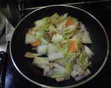 ホットプレートで！海鮮あんかけ焼きそば作り方3写真