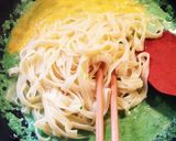 ツリー仕立て☆春菊カルボナーラ*作り方5写真