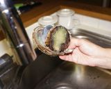 雪国えりんぎと鮑の肝クリームソース作り方2写真