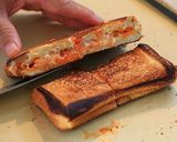 キムチとチーズのホットサンド作り方5写真