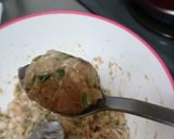 お鍋に☺️蓮根入り☺️鶏団子☺️作り方3写真