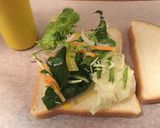 紅しょうが＆ハムチーズサンド作り方2写真