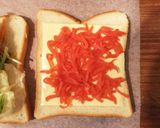 紅しょうが＆ハムチーズサンド作り方3写真