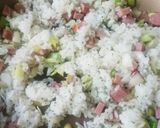 シンプルだけどガッツリ＊ねぎ塩チャーハン作り方7写真