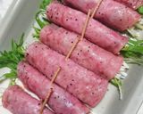 簡単おつまみ♡シーチキンと水菜のハム巻*作り方6写真