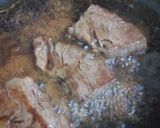 美味しく筋肉増量！玉子とじ牛ステーキ丼作り方6写真