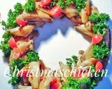 すし酢とレモンで簡単！クリスマスチキン作り方5写真