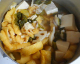 蓮根とチンゲン菜と豆腐 油揚げの煮物❀作り方6写真