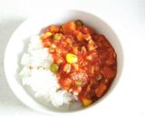 トマトピューレを使ったツナと野菜の離乳食作り方5写真