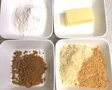 米粉ときな粉の和風スノーボールクッキー作り方1写真