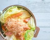 白菜とウィンナーのおかか煮作り方3写真