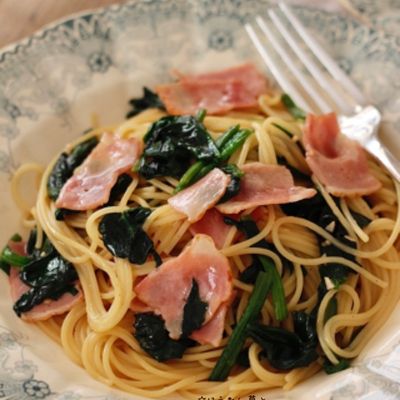 ☆ほうれん草とベーコンの和風パスタ☆ by ☆栄養士のれしぴ