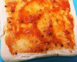 ふんわり食パンでブリトー　ﾐｰﾄｿｰｽ編作り方2写真
