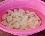 レンジでお手軽！もちもちミートパスタ！作り方2写真