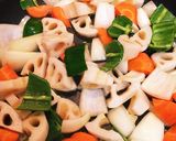 鶏胸肉と野菜のゆずポン酢炒め作り方3写真