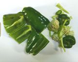 白飯もりもり★ピーマンと挽肉の甘味噌炒め作り方1写真