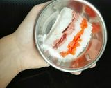 犬用ケーキ！ヘルシーケーキ •㉨• ฅ作り方4写真