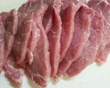 ★豚ロース肉の酒粕付け★作り方1写真