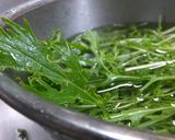 水菜と長芋のおかか和え作り方1写真