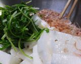 水菜と長芋のおかか和え作り方3写真