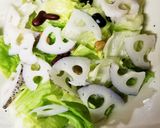レンコン肉サラダ作り方3写真