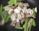 マッシュルームと小松菜のオイスター炒め作り方5写真