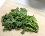 春菊スピードごま和え サラダ風作り方1写真