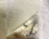 あっさり味☆はんぺんと塩昆布の三角春巻き作り方6写真