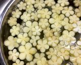 ケーキデコ りんごでお花作り方1写真