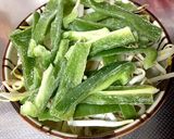 簡単★洗い物0！ピーマン&もやしのナムル作り方1写真