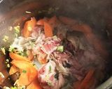 サンラータン風？じゃがいも豆腐スープ！作り方1写真