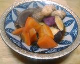 さつま芋と人参、しいたけ、油揚げの煮物作り方7写真