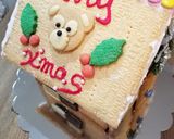 クリスマスクッキーのお菓子の家作り方28写真