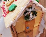 クリスマスクッキーのお菓子の家作り方29写真