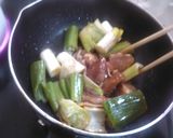 鶏とねぎのソース炒め作り方3写真