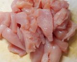 鶏むね肉としめじのオニオンケチャップ煮♡作り方4写真