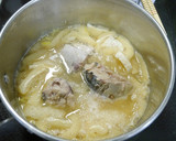簡単！血行促進☆みぞれサバのお味噌汁作り方4写真