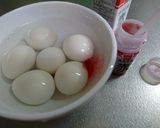 おせち⏹️紅白飾り（うずらの卵）作り方3写真