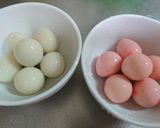 おせち⏹️紅白飾り（うずらの卵）作り方5写真