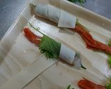 おせち⏹️えびと大葉のスティック春巻き作り方5写真