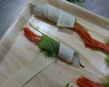 おせち⏹️えびと大葉のスティック春巻き作り方5写真